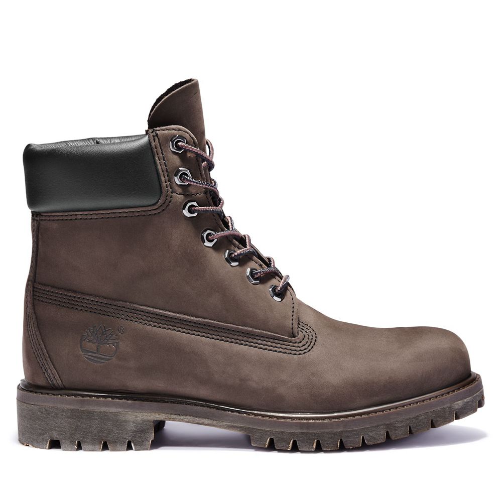 Bocanci De Zapada Timberland Barbati Maro - 6-Inch Premium Waterproof - Romania - IEQKUN564